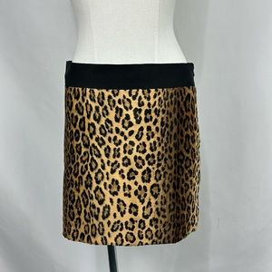 Milly Animal Print Pony Mini Skirt